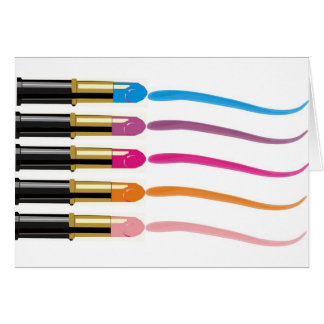 lipstick print cards