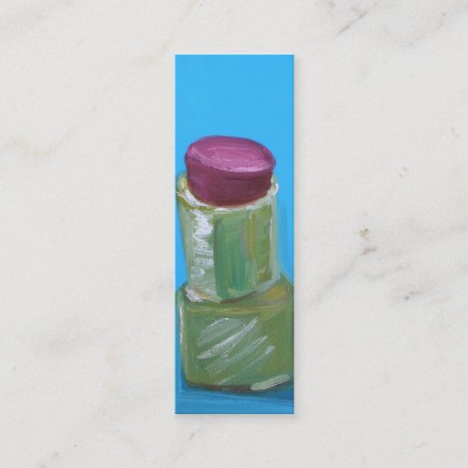 Customizable Lipstick skinny business card