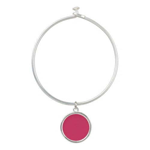 Lipstick  solid color Crimson Bangle Bracelet