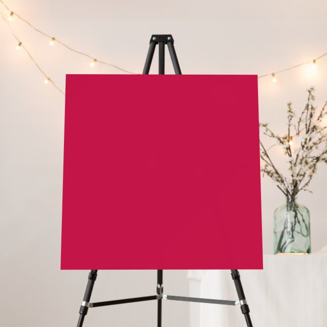   Lipstick  (solid color) Crimson Foam Board (In Situ (Stand))