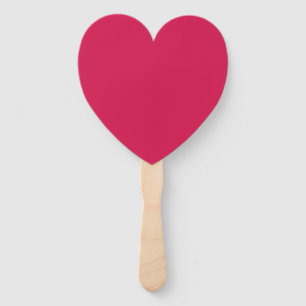 Lipstick  (solid color) Crimson Hand Fan