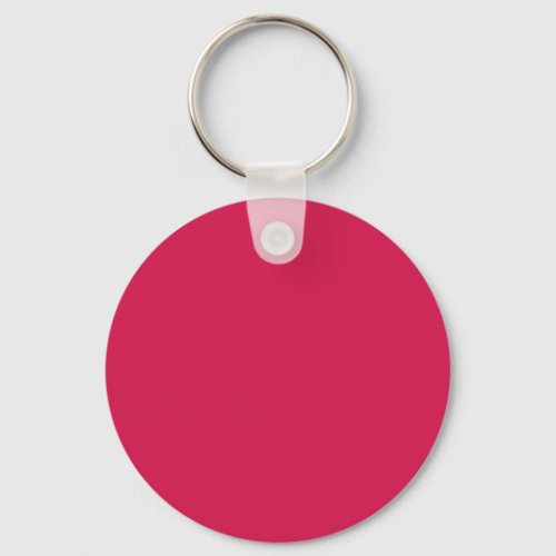 Lipstick  solid color Crimson Keychain