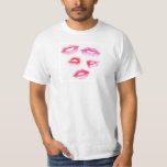 Lipstick Stained Tee For Men at Zazzle