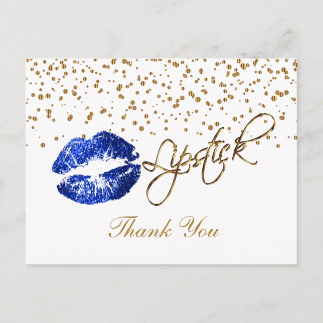 Lipstick - Thank you Postcard (Front)