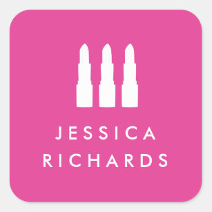 Lipstick Trio Pink Makeup Artist Stickers