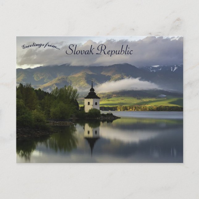 Liptovska Mara Slovak Republic Postcard (Front)