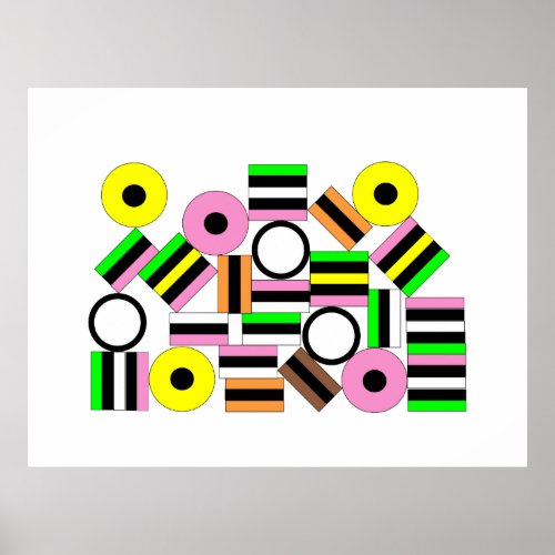 Liqourice Allsorts Poster