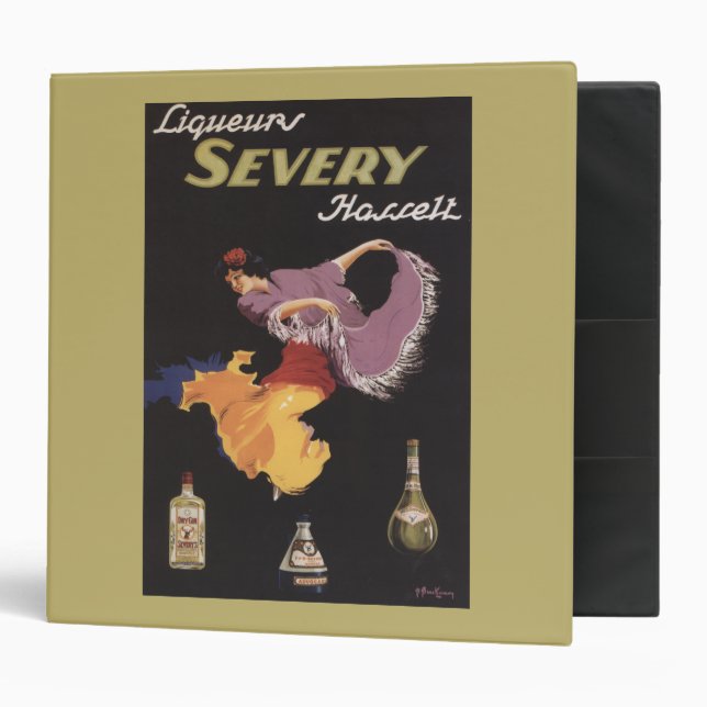 Liqueurs Severy Hasselt Promotional Poster Binder (Front/Inside)