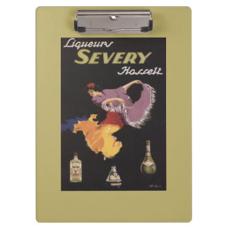 Liqueurs Severy Hasselt Promotional Poster Clipboard