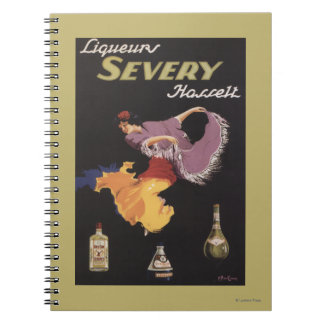 Liqueurs Severy Hasselt Promotional Poster Notebook