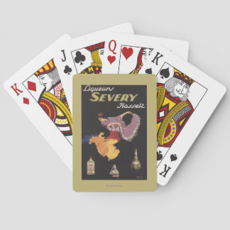 Liqueurs Severy Hasselt Promotional Poster Poker Cards