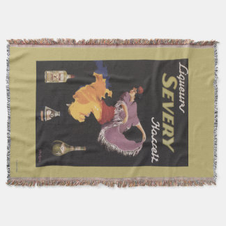 Liqueurs Severy Hasselt Promotional Poster Throw Blanket