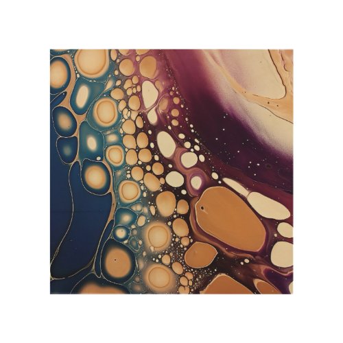 Liquid abstract marble art
