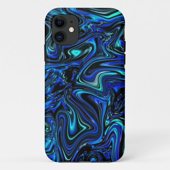 Liquid Abstract Textures Background Wave Pattern Case-Mate iPhone Case (Back)