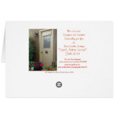 Liquid Amber Leaves Cards (Back Horizontal)