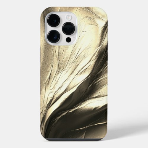 Liquid Antique Gold Paint Texture  iPhone 14 Pro Max Case