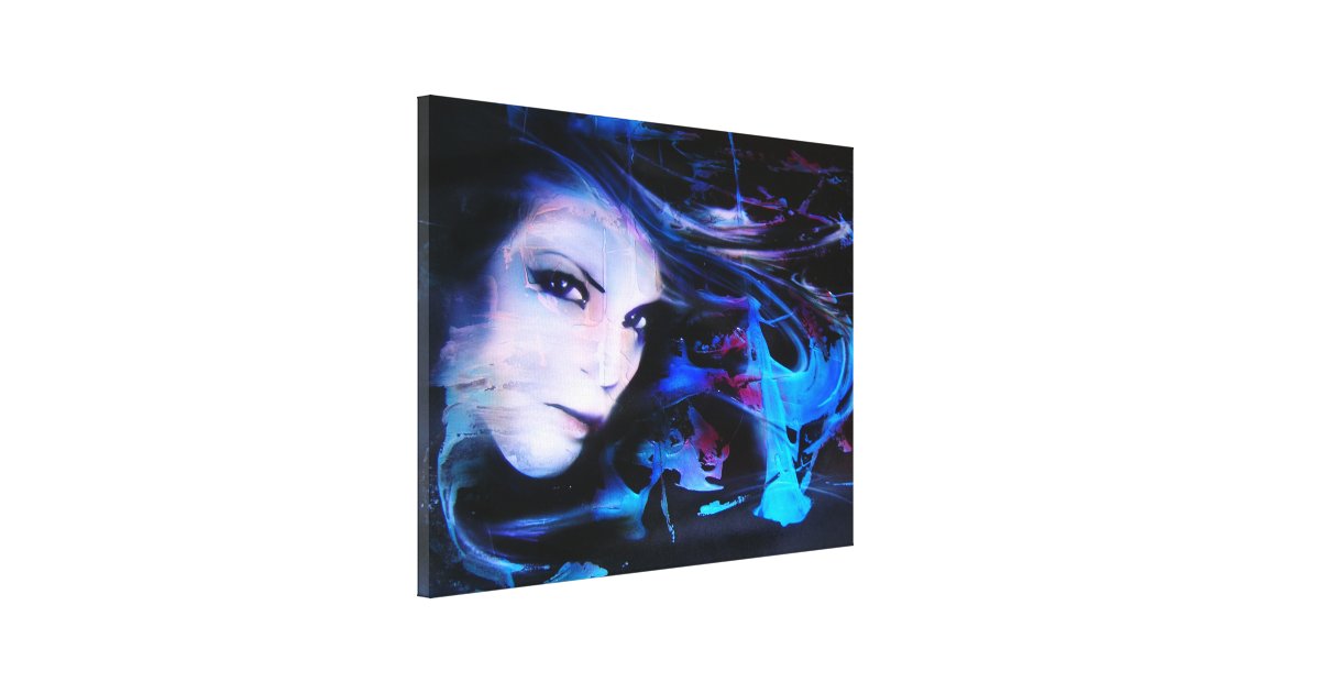 "Liquid..." ArteKaos Wrapped Canvas Print