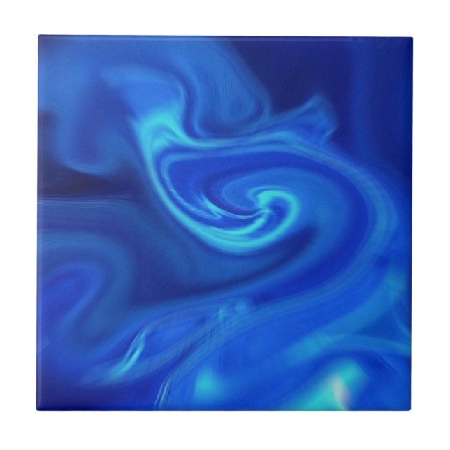LIQUID BLUE CERAMIC TILE (Front)
