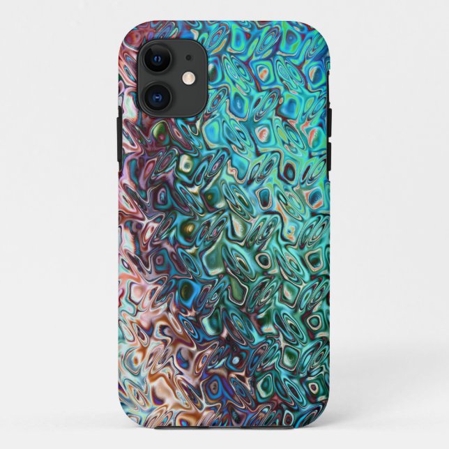 Liquid Blue Gel Case-Mate iPhone Case (Back)