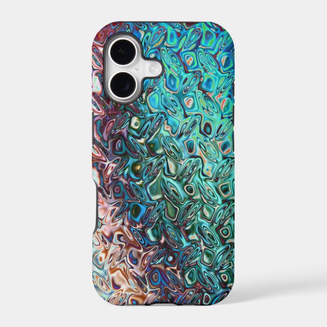 Liquid Blue Gel Iphone Case (Back)