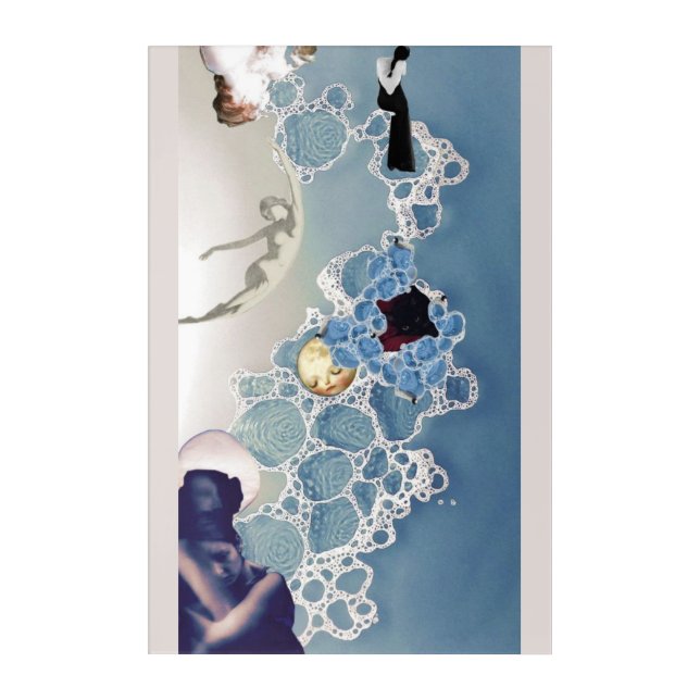 Liquid Blue Reverie — Contemporary Art Collection (Front)
