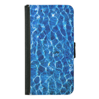 Liquid Blue Samsung Galaxy S5 Wallet Case