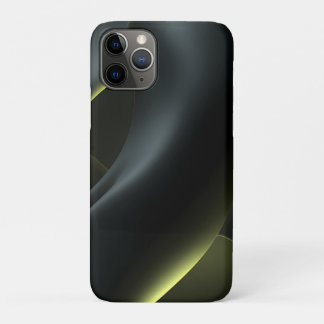 Liquid Chrome Abstract: Dark Iridescence iPhone 11 Pro Case