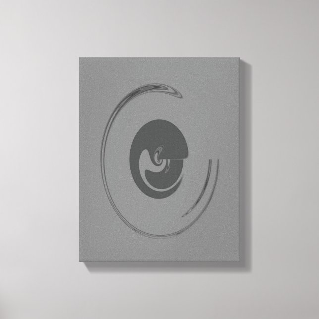 Liquid Circles - Wrapped Canvas Print (Front)