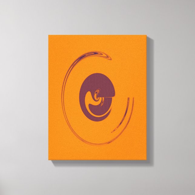 Liquid Circles - Wrapped Canvas Print (Front)