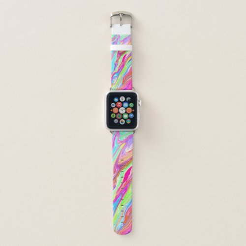 Liquid Color Abstract Apple Watch Band