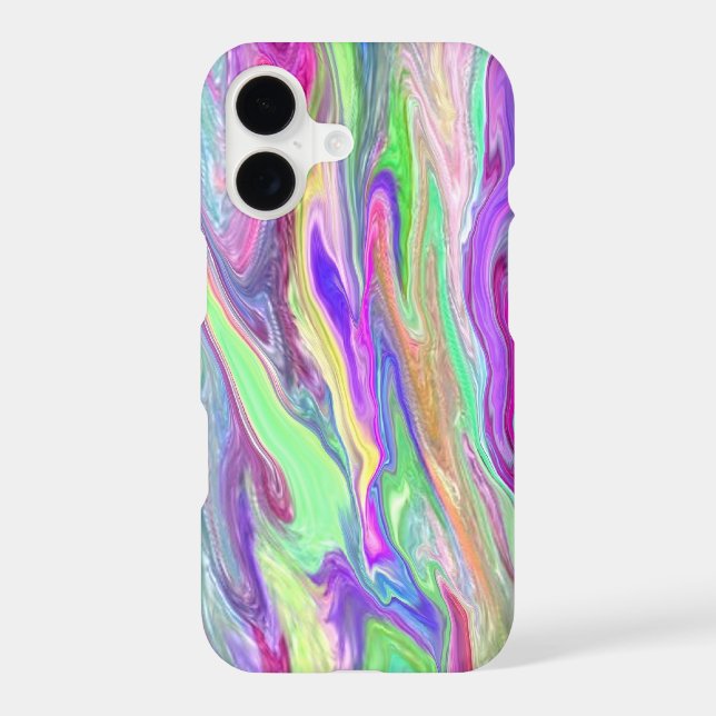 Liquid Color Abstract Swirl Case-Mate iPhone Case (Back)