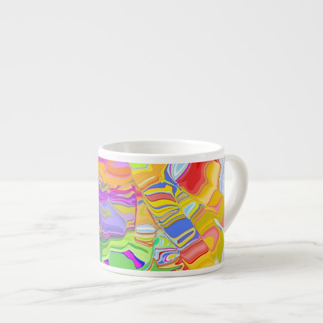 Liquid Color Espresso Mug (Front Right)