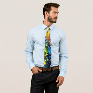 Liquid Color Explosion Necktie