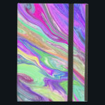 Liquid Color iPad Air Case<br><div class="desc">Color flows into color on this case! Blues, yellows, purples, greens, pink and turquoise flow into each other in almost neon (very bright!) tones to create a unique artwork. Funky, colorful, and very unique! This case will grab attention!</div>