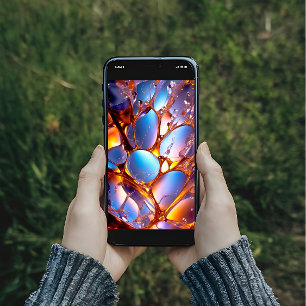 Liquid colored glass poster