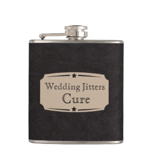 Liquid Courage Wedding Jitters Cure Hip Flask