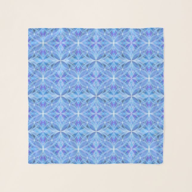"Liquid Crystal Mesmerize" Chiffon Scarf (Front)