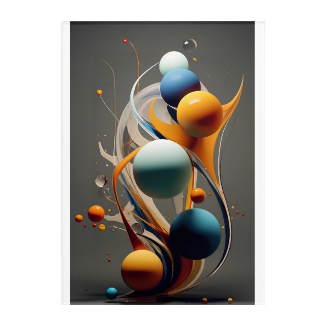 Liquid Dreams Acrylic Print (Front)