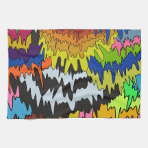 Liquid Drip Colorful Groovy Stripe Trippy Pattern