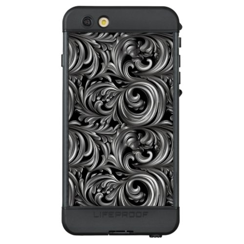 Liquid Elegance _ Metallic Black liquid pattern LifeProof ND iPhone 6s Plus Case