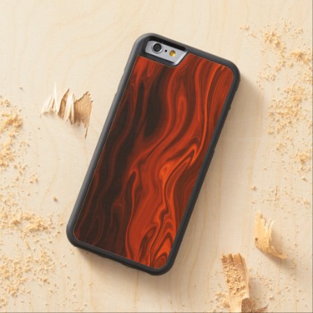 Liquid Fire By Shirley Taylor Carved Maple Iphone 6 Bumper Case