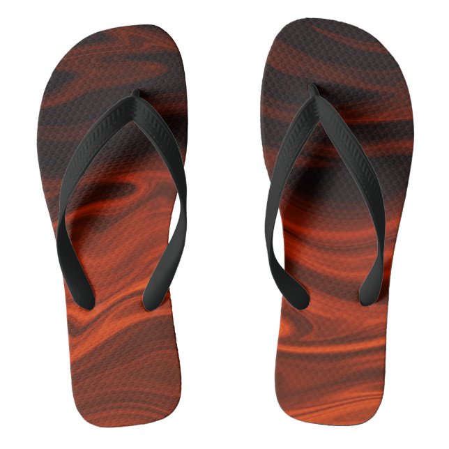 Liquid Fire by Shirley Taylor Flip Flops (Footbed)