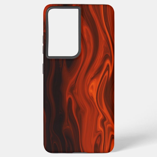 Liquid Fire by Shirley Taylor Samsung Galaxy Case (Back)