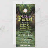 Liquid Forest Party Flyer (Front)