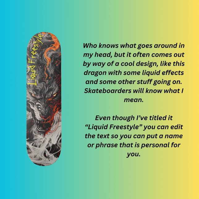 Liquid Freestyle  Skateboard (Creator Uploaded)