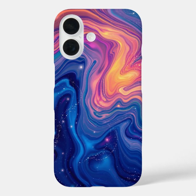 Liquid Galaxy: A Mesmerizing Abstract Case-Mate iPhone Case (Back)