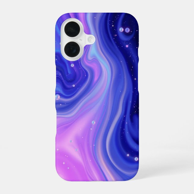 Liquid Galaxy: A Mesmerizing Abstract Iphone Case (Back)