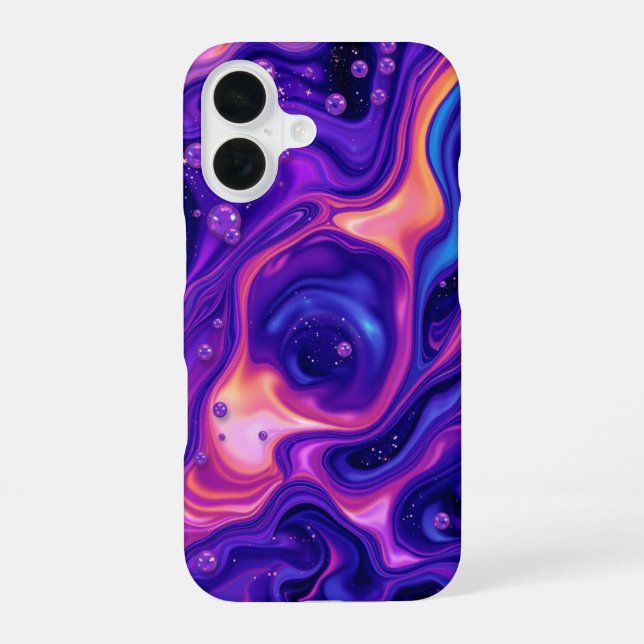 Liquid Galaxy: A Mesmerizing Abstract Iphone Case (Back)