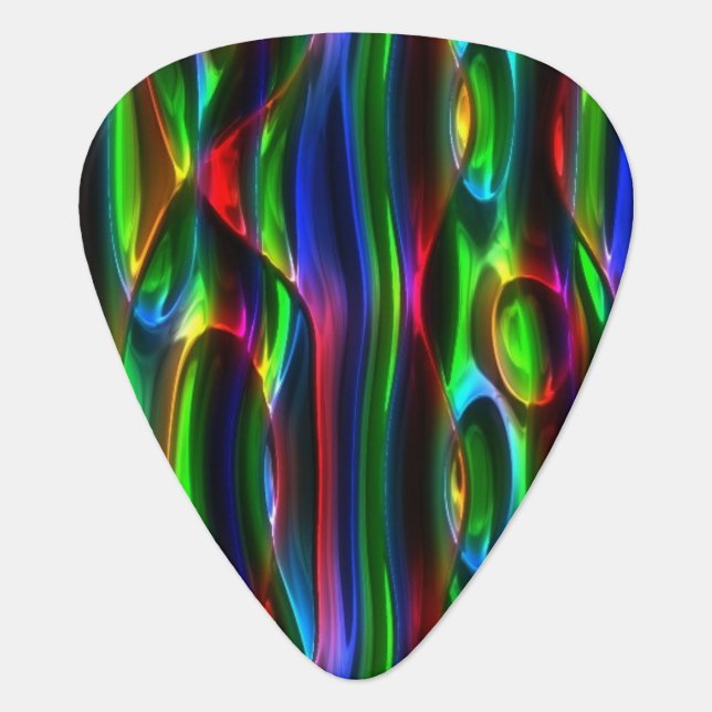 Liquid Glass Guitar Pick (Front)