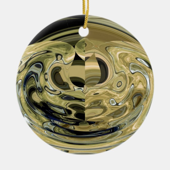 LIQUID GOLD CHRISTMAS ORNAMENTS